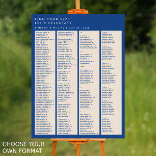 Marseille Bleu 240 Sittplatsdiagram för gäster Brö Poster