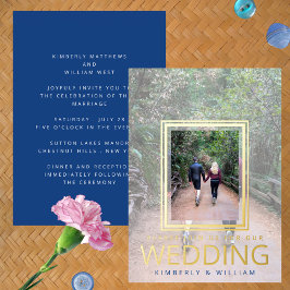 Marseille Bleu Modern Minimal Photo Bröllop