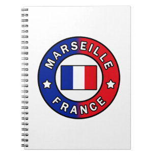 Marseille Frankrike Anteckningsbok