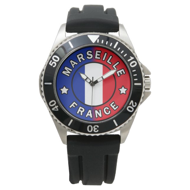 Marseille Frankrike Armbandsur (Framsida)