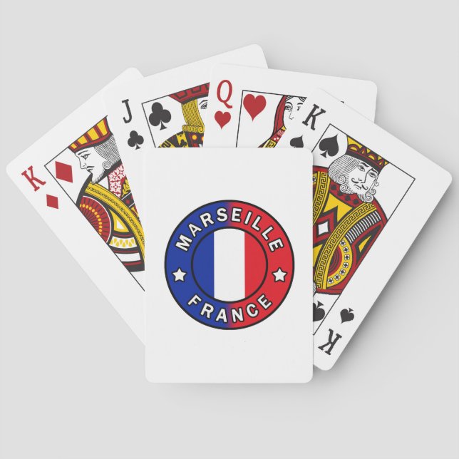 Marseille Frankrike Casinokort (Baksidan)