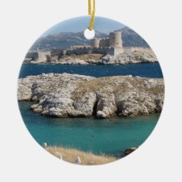 Marseille Frankrike Julgransprydnad Keramik