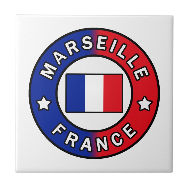 Marseille Frankrike Kakelplatta (Framsidan)
