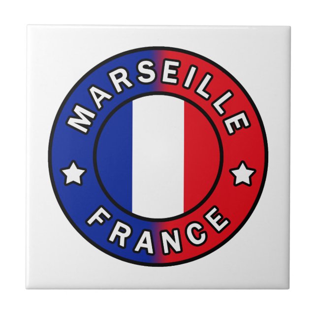 Marseille Frankrike Kakelplatta (Framsidan)