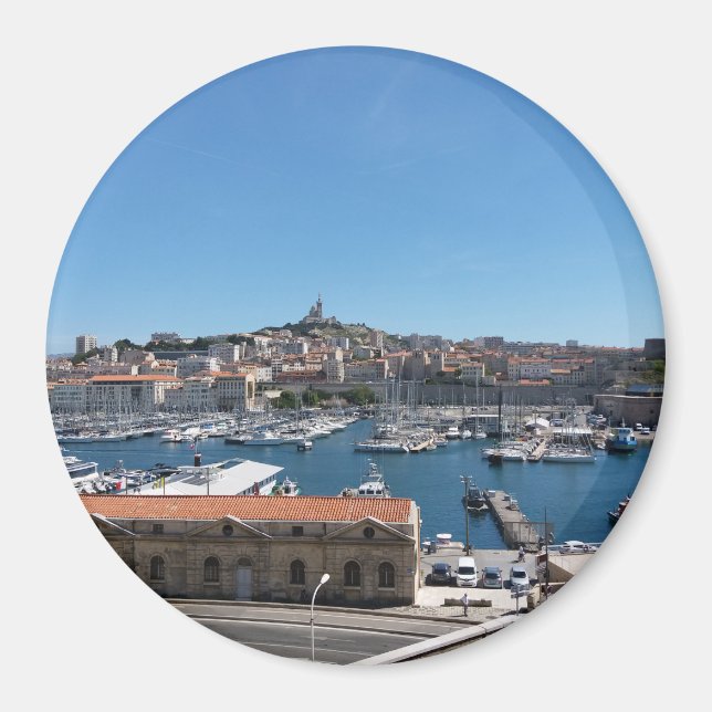 Marseille, Frankrike Magnet (Framsidan)