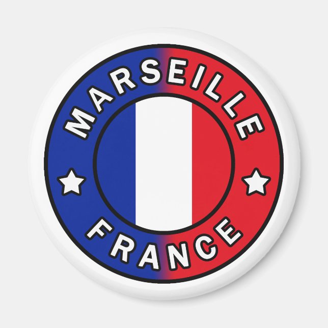 Marseille Frankrike Magnet (Framsidan)