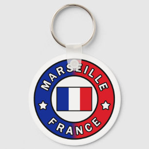 Marseille Frankrike Nyckelring