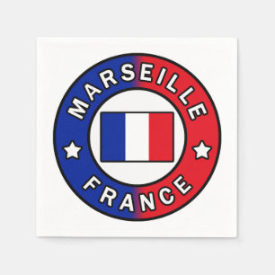 Marseille Frankrike Pappersservett