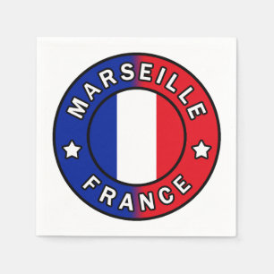 Marseille Frankrike Pappersservett