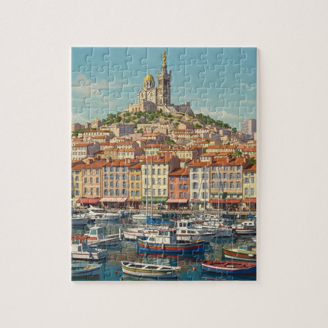 Marseille Frankrike Resa Pussel (Vertikal)