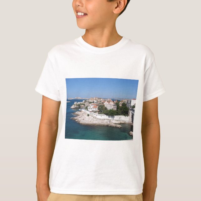 Marseille Frankrike Tee (Framsida)