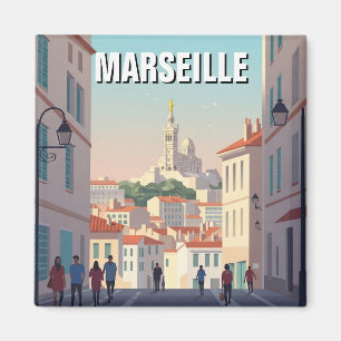Marseille Frankrike Travel Magnet