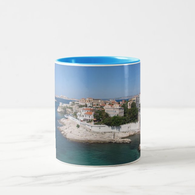 Marseille Frankrike Två-Tonad Mugg (Center)