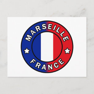 Marseille Frankrike Vykort