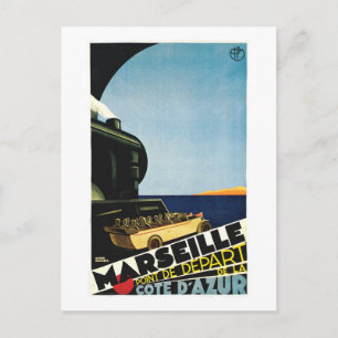 Marseille / Marseille - Cote D Azur Frankrike Trav Vykort