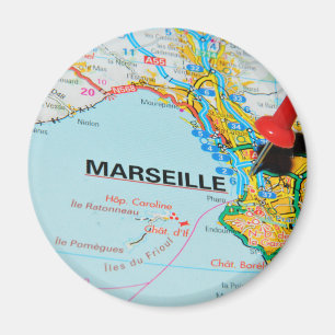 Marseille, Marseilles, Frankrike Magnet