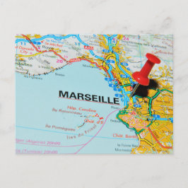 Marseille, Marseilles, Frankrike Vykort