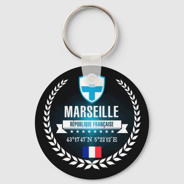 Marseille Nyckelring (Framsida)