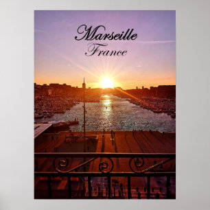 Marseille Old Port Frankrike Photo 192 Poster