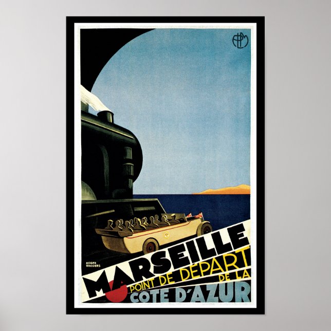 Marseille ~ Point de Depart Poster (Framsidan)