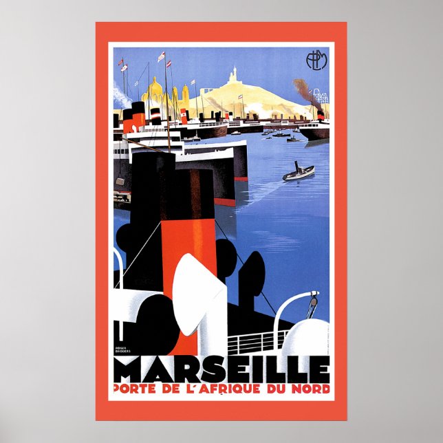 Marseille Porte De L'Afrique Poster (Framsidan)