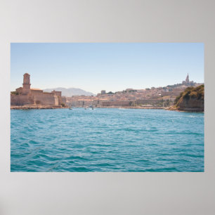 Marseilles hamn poster