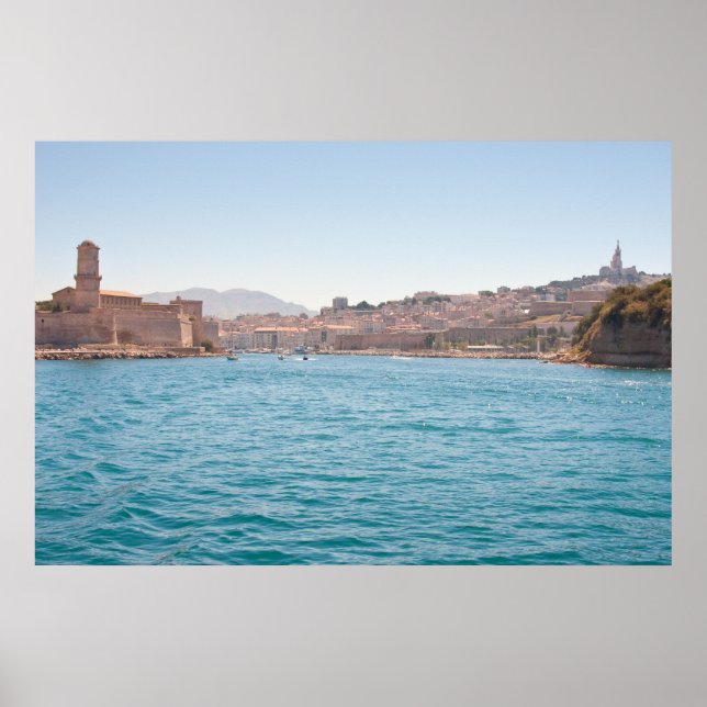 Marseilles hamn poster (Framsidan)