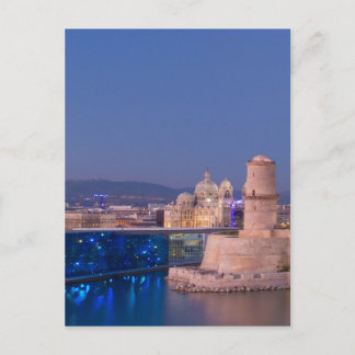 Marseilles hamn vykort