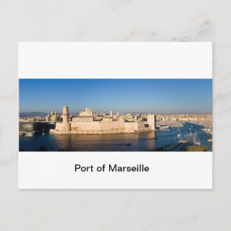 Marseilles hamn vykort