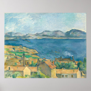Marseilles Paul Cezanne Poster