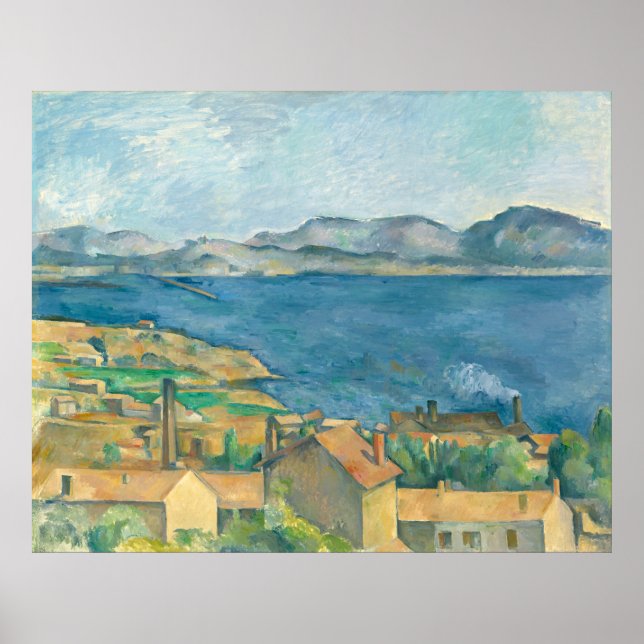 Marseilles Paul Cezanne Poster (Framsidan)