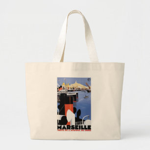 Marseilles Poster Jumbo Tygkasse