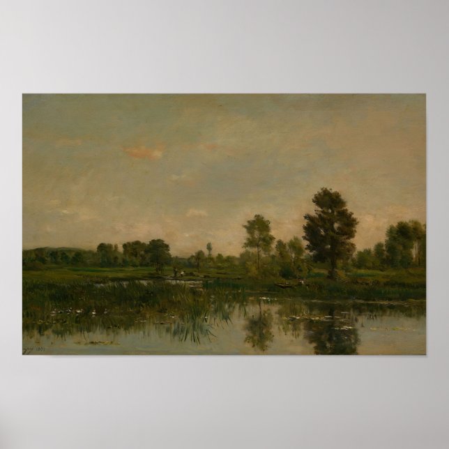 Marsh (1871) Charles Francois Daubigny Poster (Framsidan)