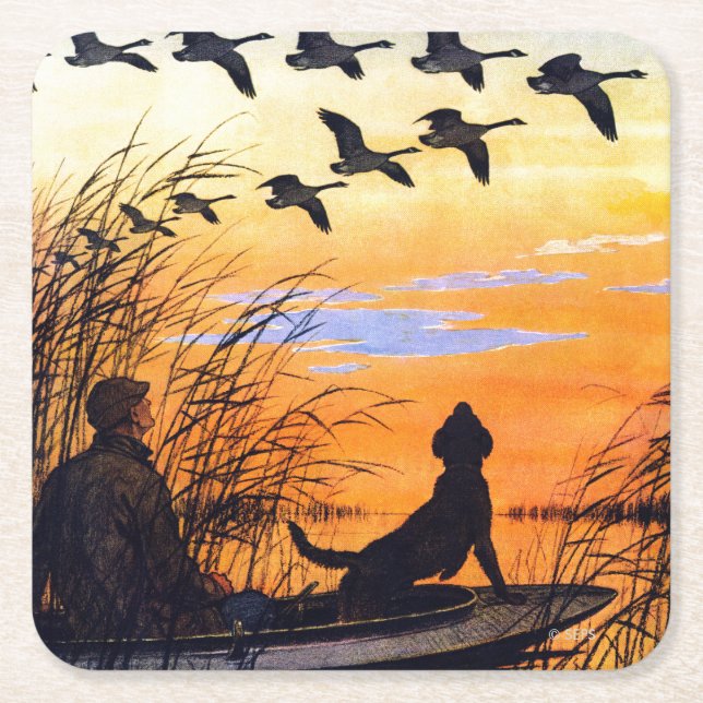 Marsh av Paul Bransom Underlägg Papper Kvadrat (Framsidan)