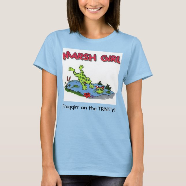 Marsh Girl Frog T-shirt (Framsida)