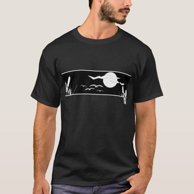 Marsh i månsken tee shirt (Framsida)