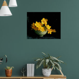 Marsh Marigolds, fortfarande livmålning Poster