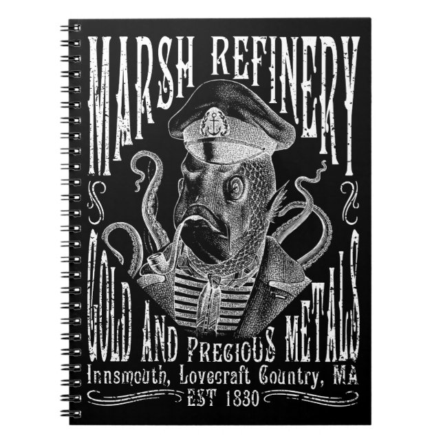 Marsh Refining Company Innsmouth Lovecraft Anteckningsbok (Framsidan)