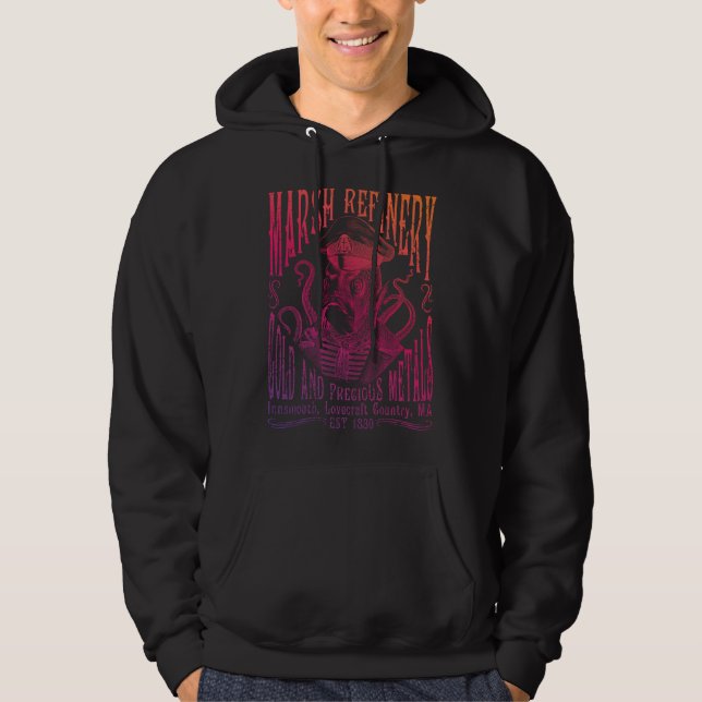 Marsh Refining Company Innsmouth Lovecraft Hoodie (Framsida)