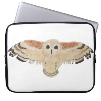 Marsh Uggla Watercolor Bird Laptop Fodral