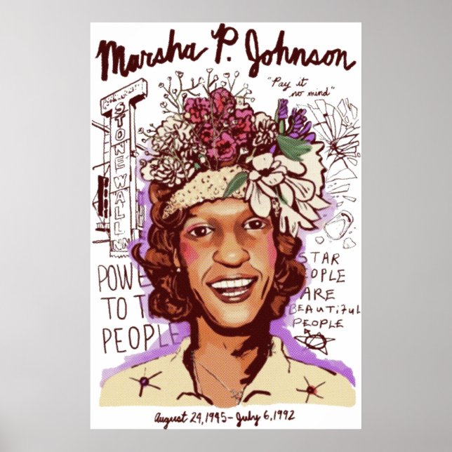 Marsha P Johnson Poster (Framsidan)