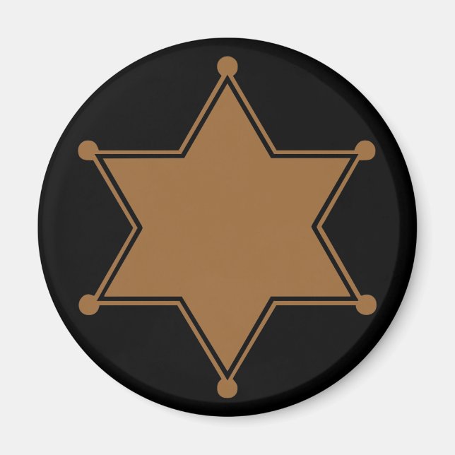 Marshal Badge Magnet (Framsidan)