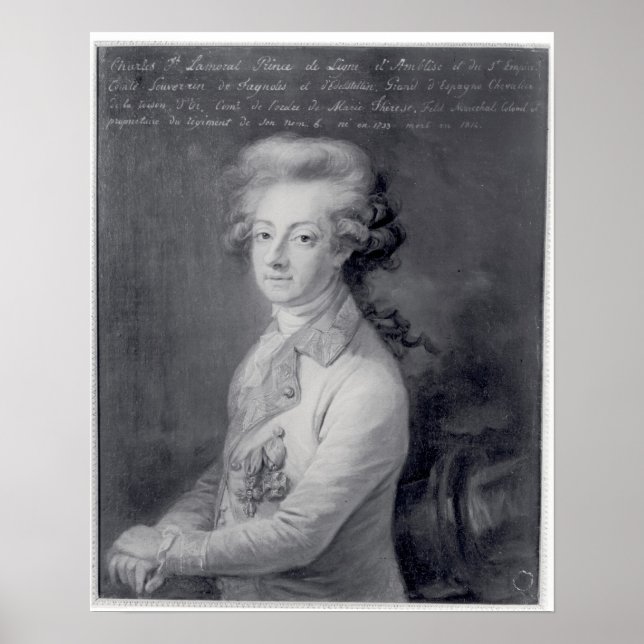 Marshal Charles-Joseph Prince de Ligne Poster (Framsidan)