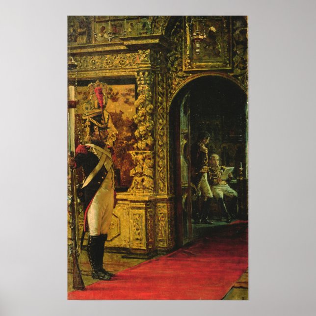 Marshal Davout i Chudov-klostret Poster (Framsidan)