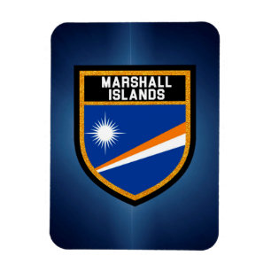 Marshal Islands Flagga Magnet