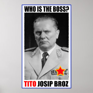 MARSHAL JOSIP BROZ TITO CHEF POSTER