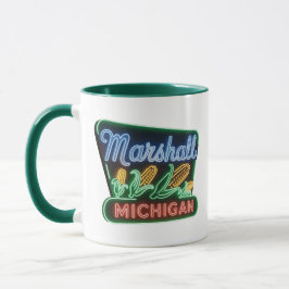 Marshal Michigan Neon Maj Sign Mugg