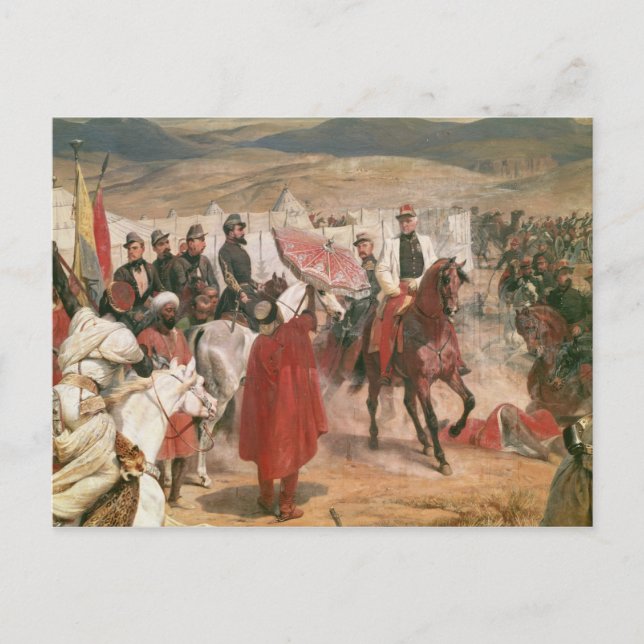 Marshal Thomas Bugeaud och överste Joseph Vykort (Framsida)