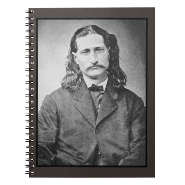 Marshal Vild Bill Hickok Gammala västern Gunfighte Anteckningsbok (Framsidan)