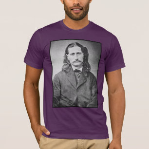Marshal Vild Bill Hickok Gammala västern Gunfighte T Shirt